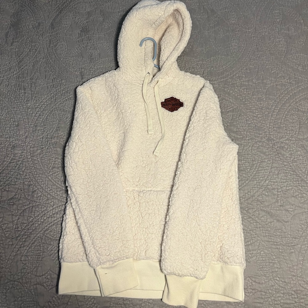 Harley Davidson Motorsports Women’s Sherpa Hoodie (NWOT)